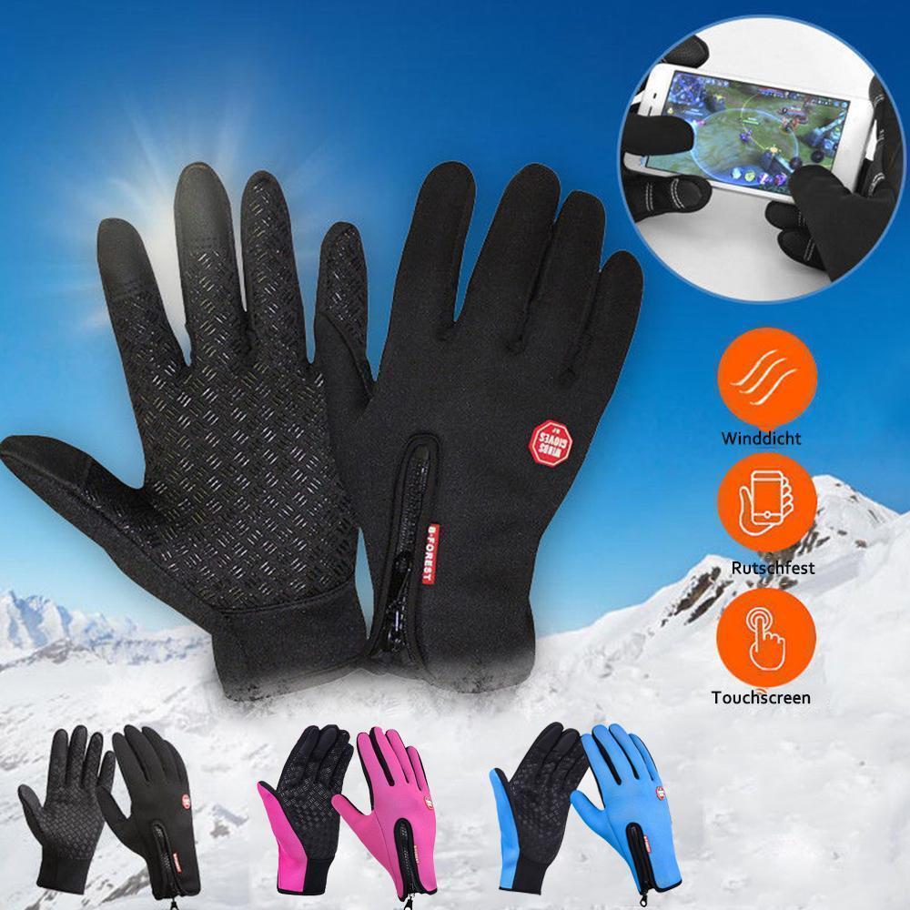 Gants Hiver Douillets Étanches avec Prise Sure - Foivo