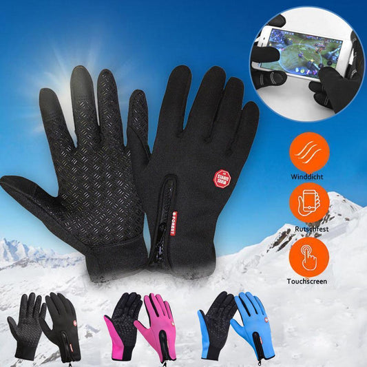 Gants Hiver Douillets Étanches avec Prise Sure - Foivo