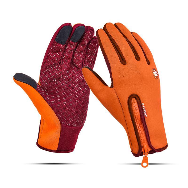 Gants Hiver Douillets Étanches avec Prise Sure