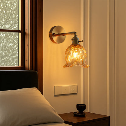 Lampe Murale en Verre Décoratif | Élégance Raffinée et Lumière Douce - Foivo