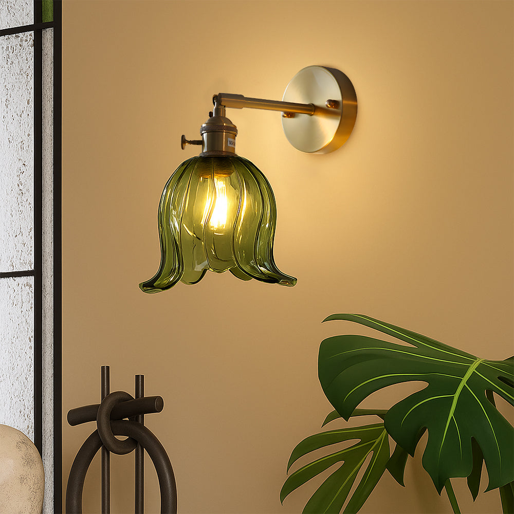 Lampe Murale en Verre Décoratif | Élégance Raffinée et Lumière Douce