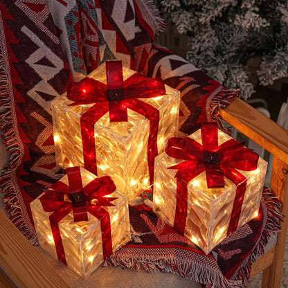 Coffret Lumineux LED Décoratif de Noël - Foivo