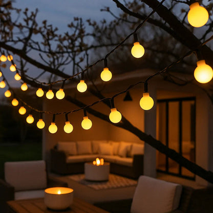 Luminaires Solaire pour Extérieur | Guirlandes Éclairage Jardin Écologique - Foivo