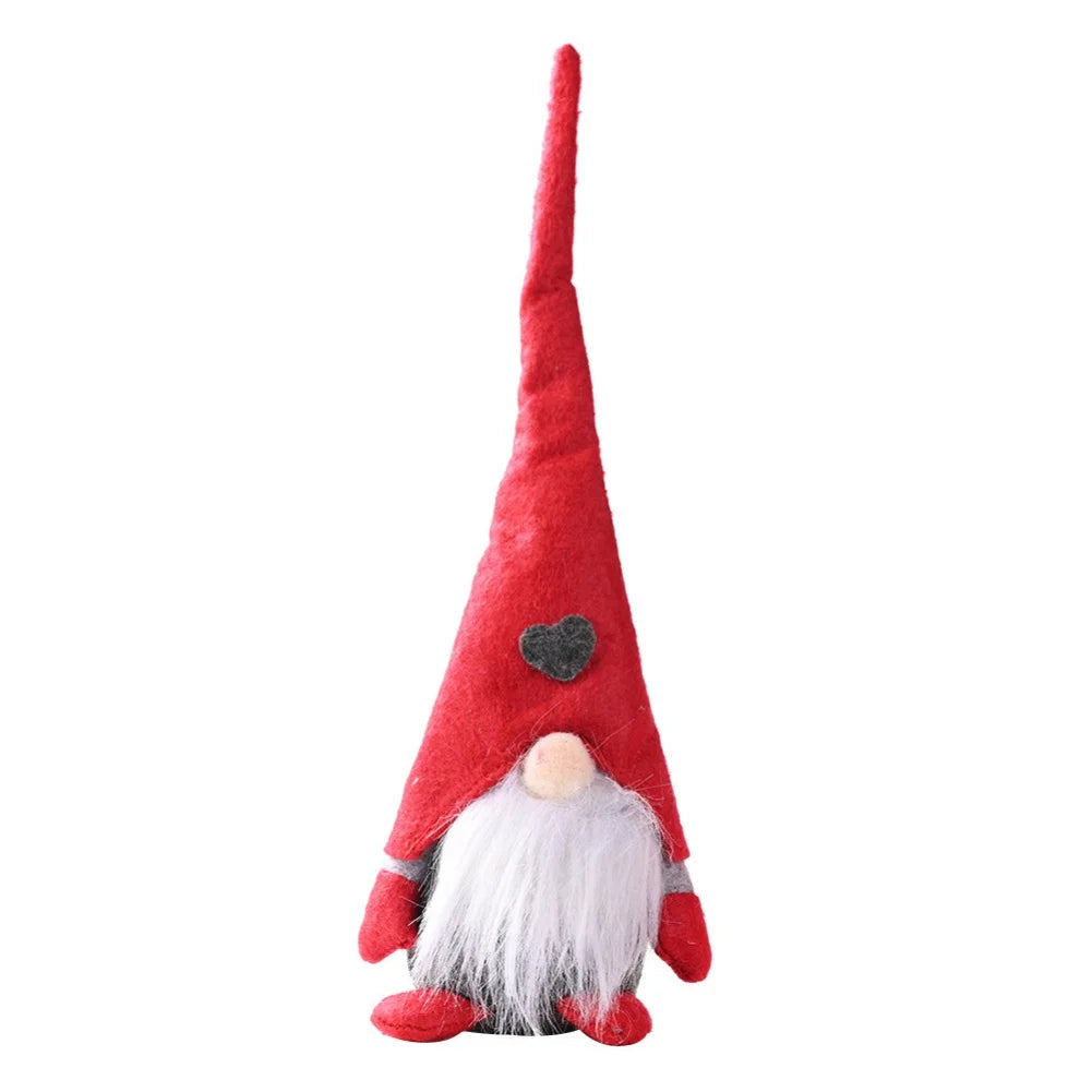 Nain de Jardin Mignon | Décoration de Noël en Peluche pour Maison et Bureau - Foivo
