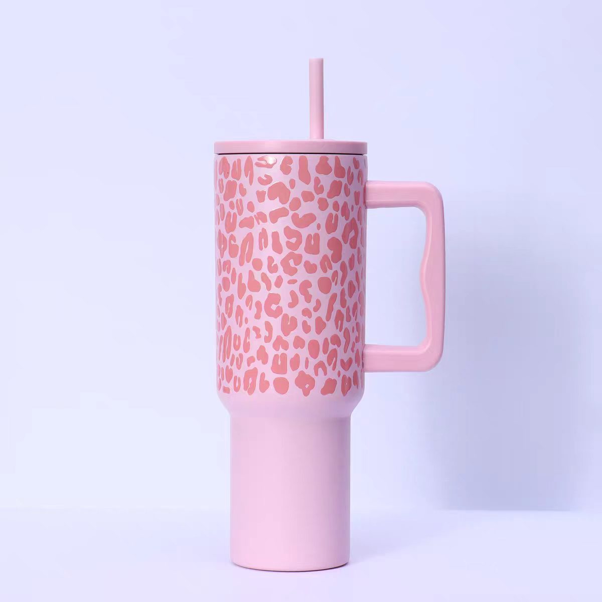 Gobelet Réutilisable Femme Motif Léopard Tendance 4