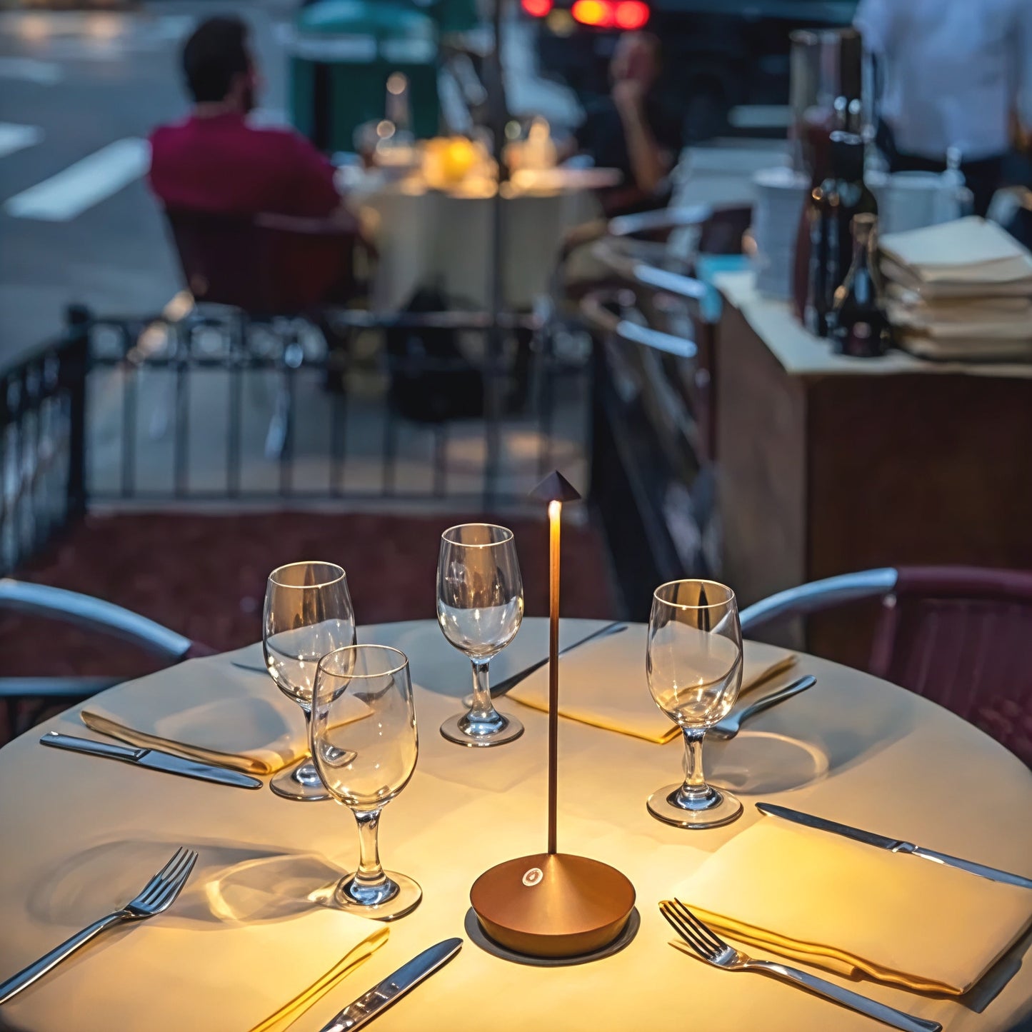 Lampe de Table LED Portable Aluminium Réchargeable