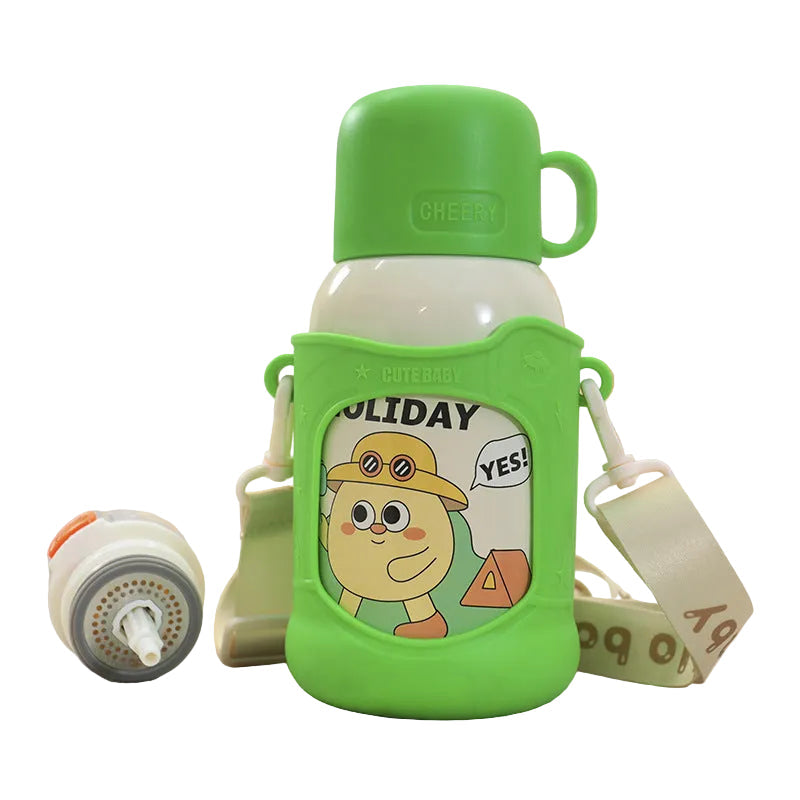 Gourde Enfant Plastique Motif Animal Ergonomique - Foivo