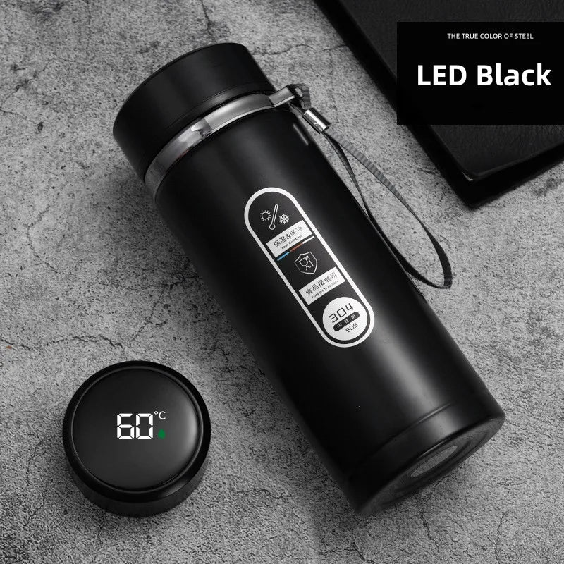 Gourde Isotherme 1L avec Affichage de Température LED, Pratique pour Activités de Plein Air 7