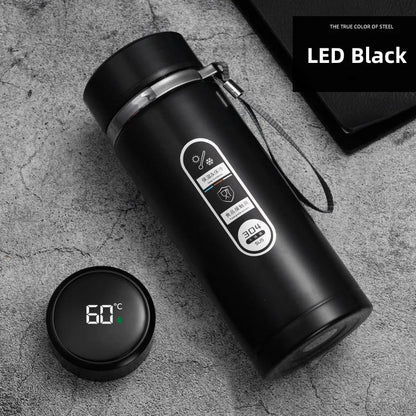 Gourde Isotherme 1L avec Affichage de Température LED, Pratique pour Activités de Plein Air 7