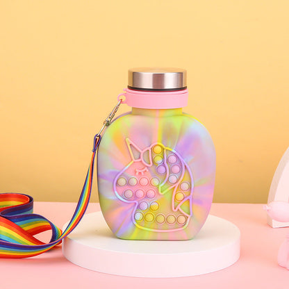Gourde Unisexe Design Licorne Coloré 1