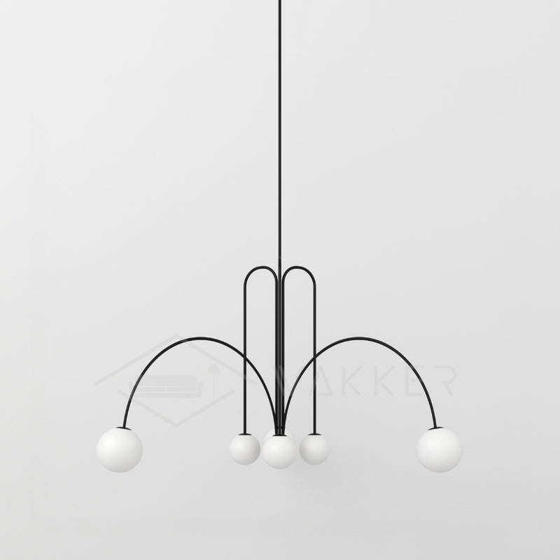 Lampe Suspendue Design Luxe en Verre et Métal