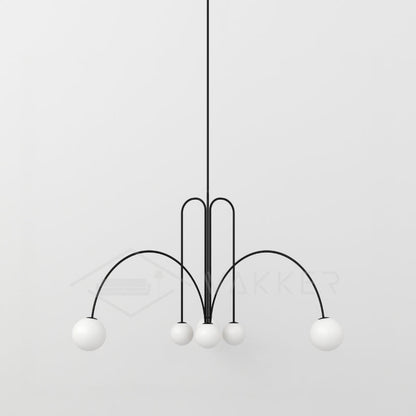 Lampe Suspendue Design Luxe en Verre et Métal