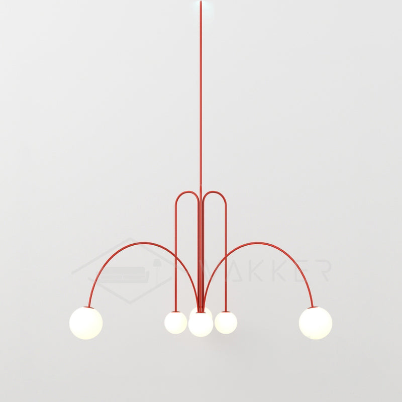 Lampe Suspendue Design Luxe en Verre et Métal