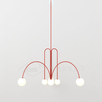 Lampe Suspendue Design Luxe en Verre et Métal