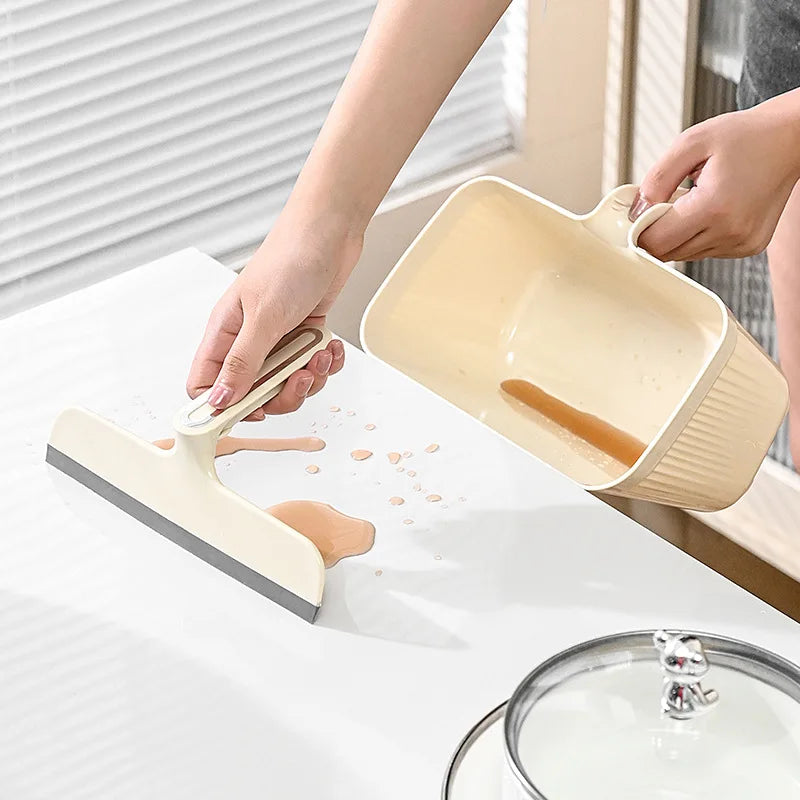 Grattoir à déchets et poubelle 2 en 1 pour cuisine 3