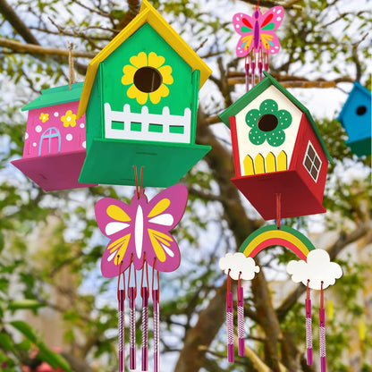 Kit Création Maison Oiseau Bois Peinture Déco
