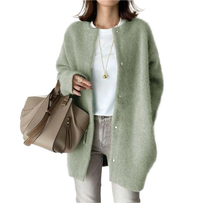 Cardigan Femme Oversize Boutonné