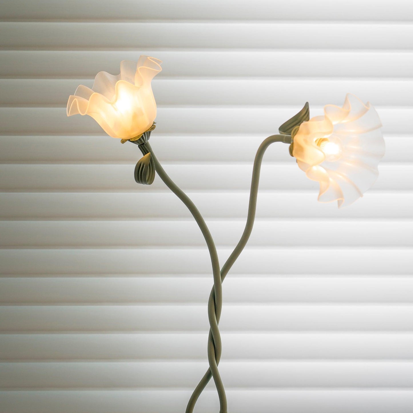 Lampe Florale Élégante avec Décor Fleurs - Foivo