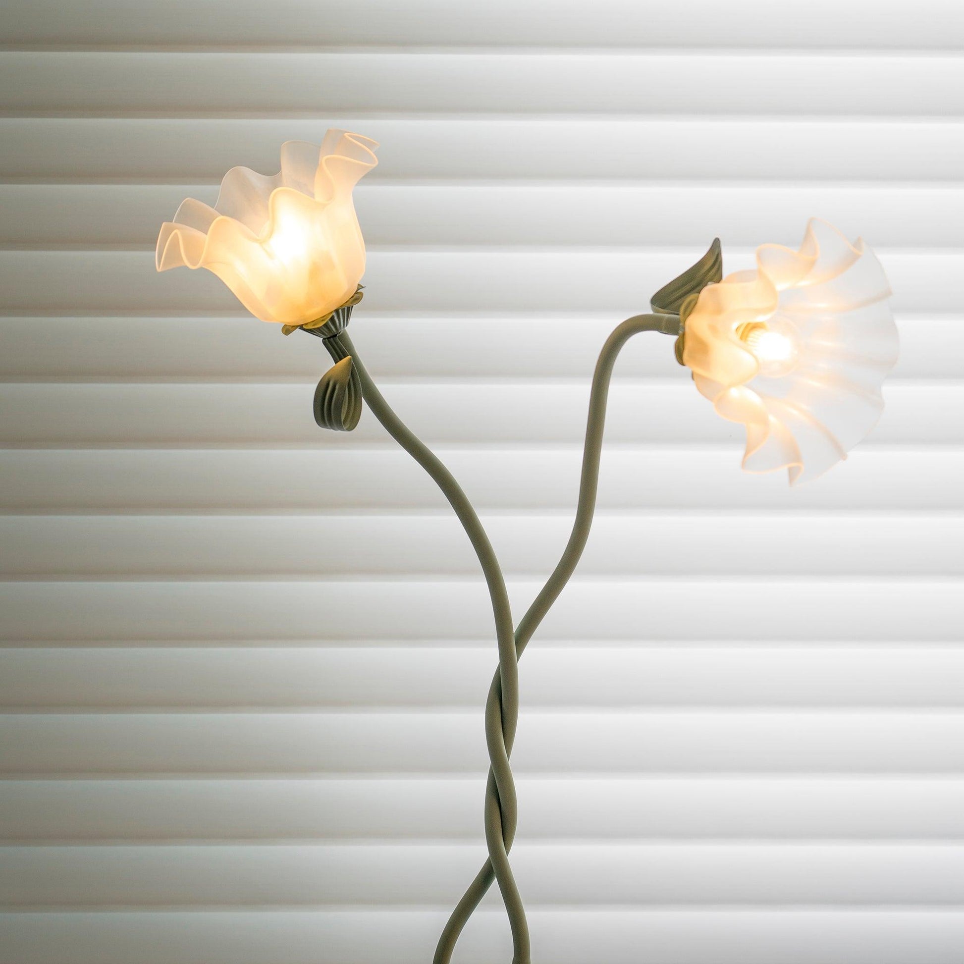 Lampe Florale Élégante avec Décor Fleurs - Foivo