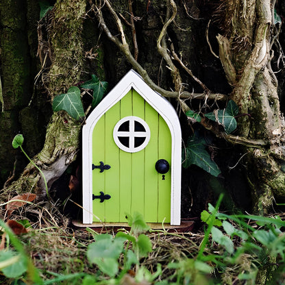 Porte de Fée en Bois Miniature pour Jardin - BlxckFR