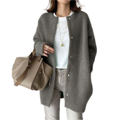 Cardigan Femme Oversize Boutonné