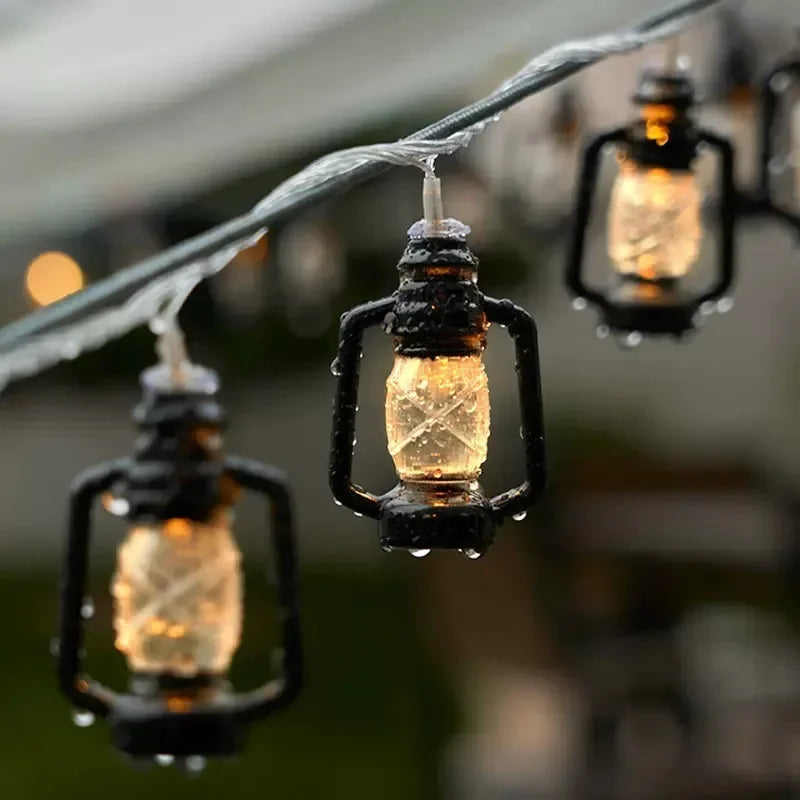Guirlande Lumineuse LED Solaire Effet Flamme 2