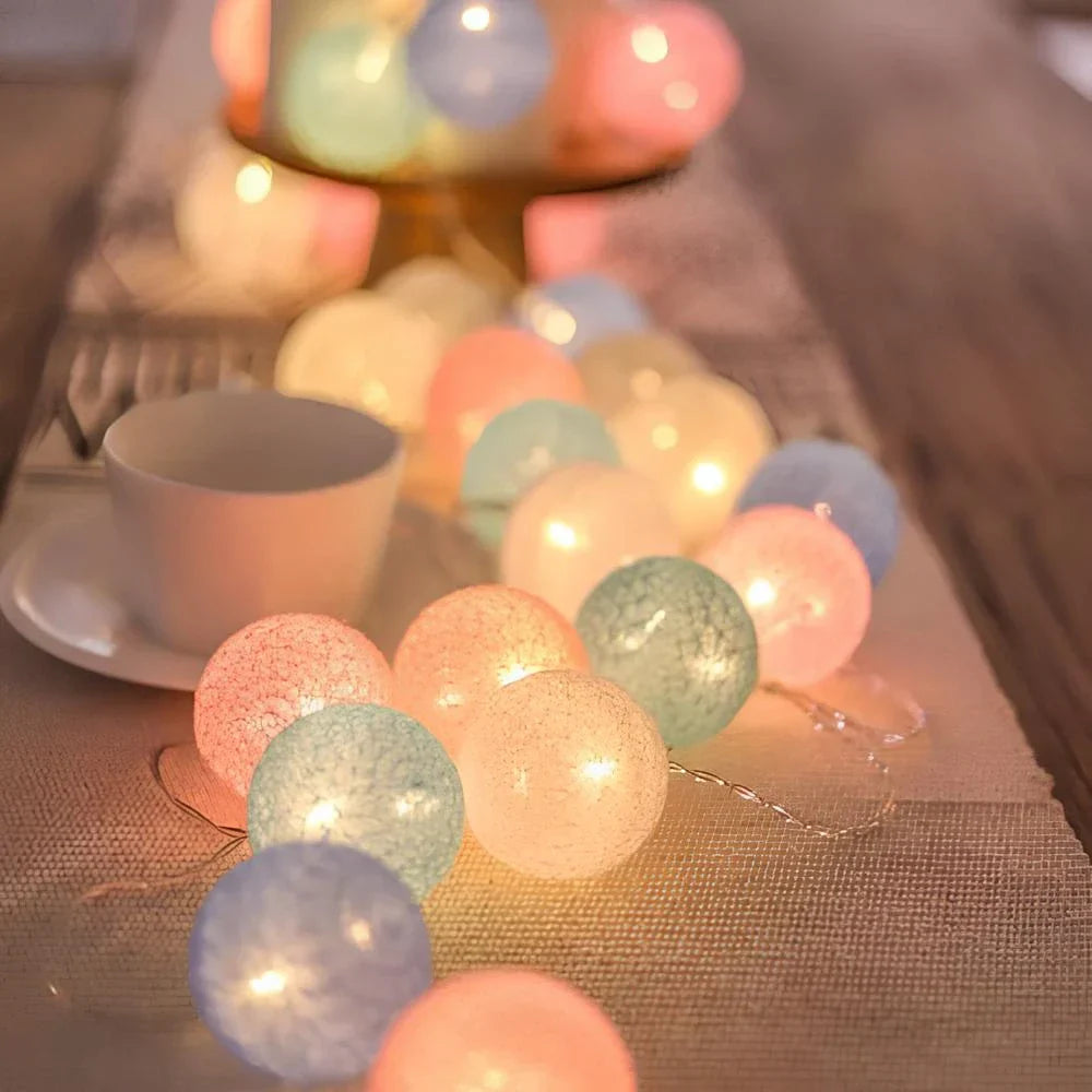 Guirlande Lumineuse à Boules pour Décoration Intérieure 1