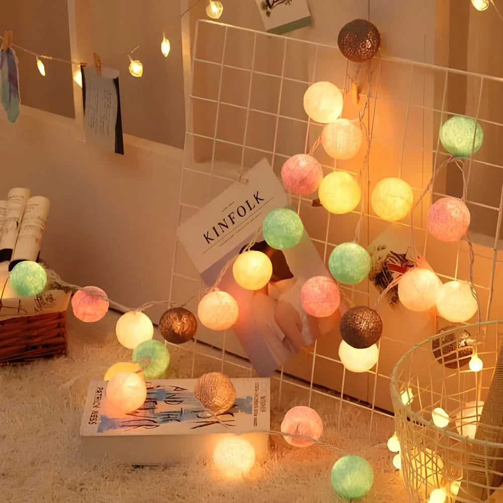Guirlande Lumineuse à Boules pour Décoration Intérieure 6
