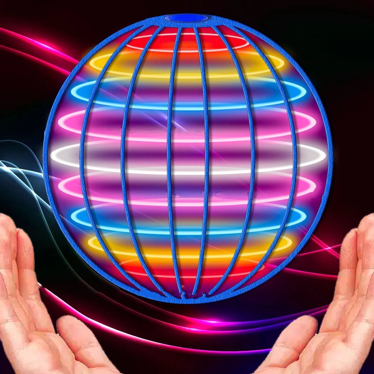 Gyroscope Volant 360° avec Effets de Lumière LED 1
