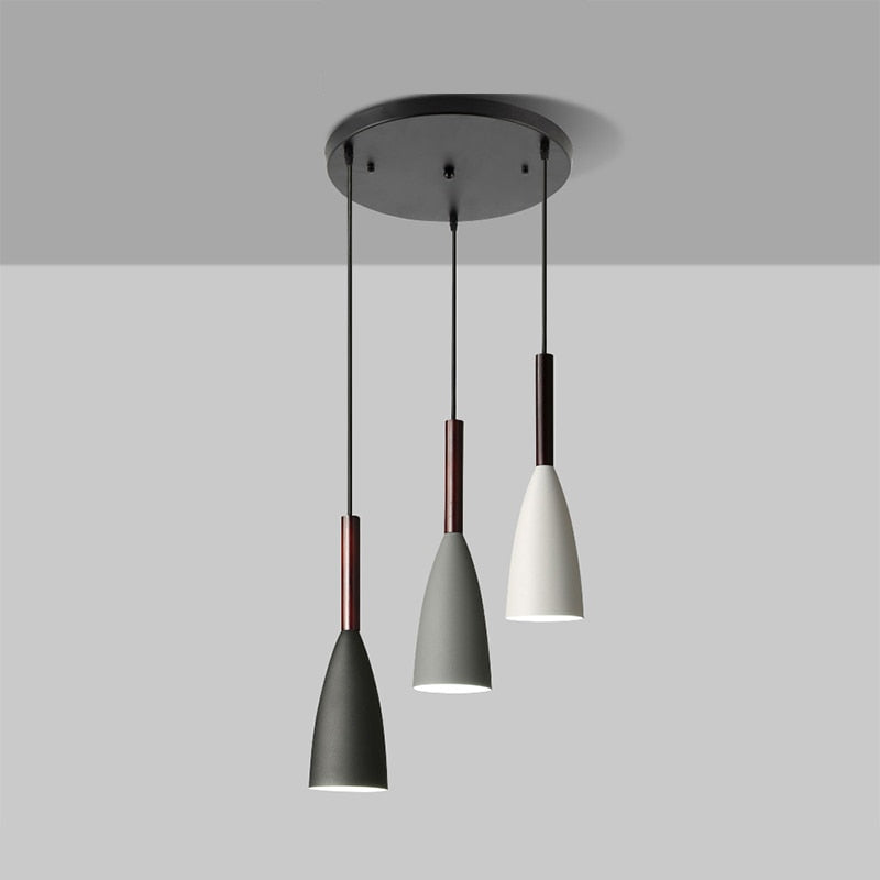 Lampe Suspendue Élégante 3 Bras – Aluminium Brillant avec Câble Réglable