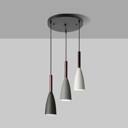 Lampe Suspendue Élégante 3 Bras – Aluminium Brillant avec Câble Réglable
