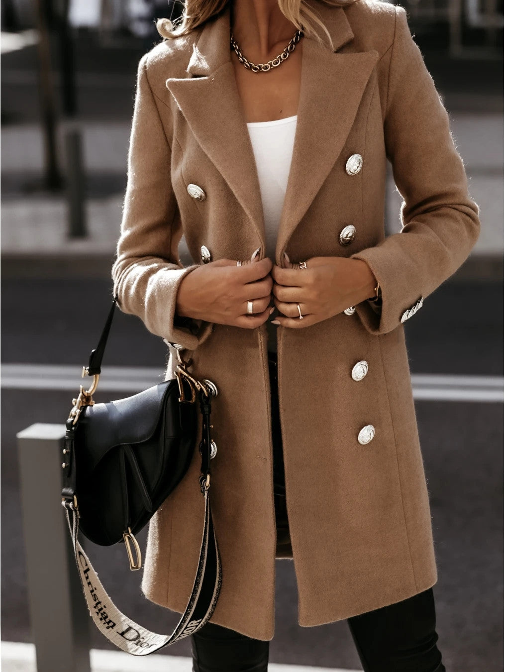 Lelia | Veste longue simple et élégante