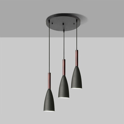 Lampe Suspendue Élégante 3 Bras – Aluminium Brillant avec Câble Réglable