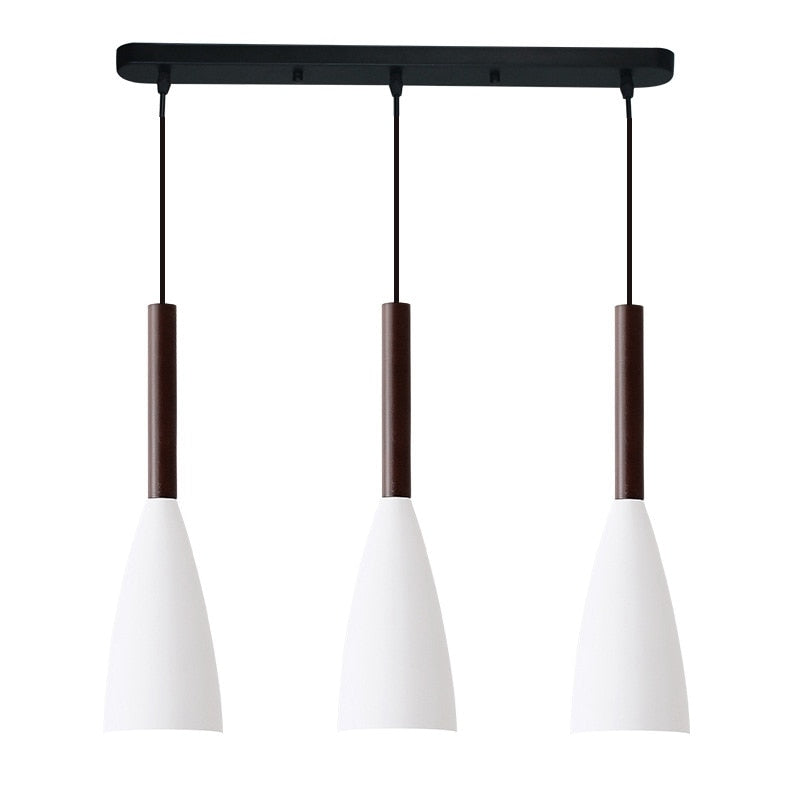 Lampe Suspendue Élégante 3 Bras – Aluminium Brillant avec Câble Réglable