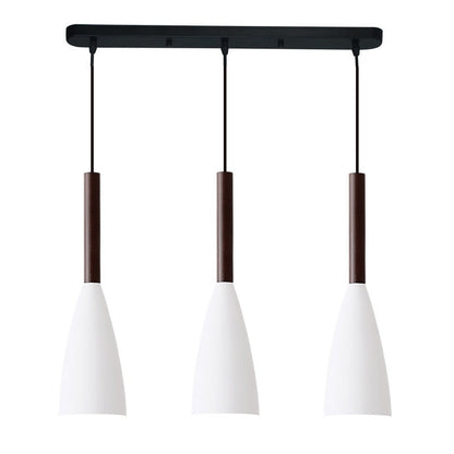 Lampe Suspendue Élégante 3 Bras – Aluminium Brillant avec Câble Réglable