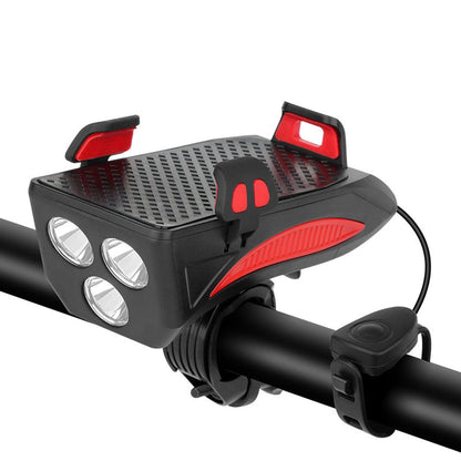 Lampe Vélo LED Polyvalente avec Chargeur et Porte Téléphone