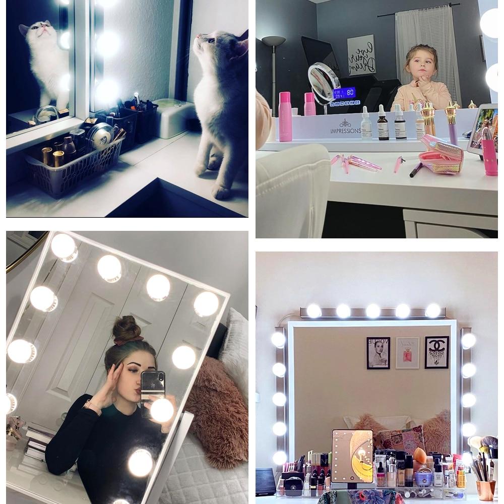 Ampoule LED Unisexe pour Miroir de Maquillage Lumineuse