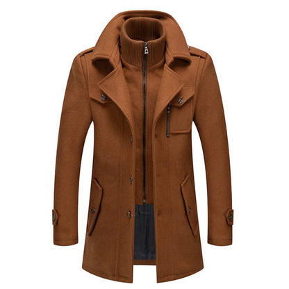 Manteau Femme Élégant Deux Pièces