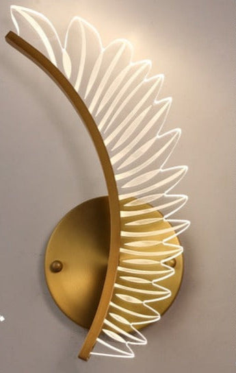 Lampe Murale Élégante Aile de Lumière
