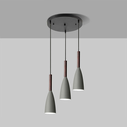 Lampe Suspendue Élégante 3 Bras – Aluminium Brillant avec Câble Réglable