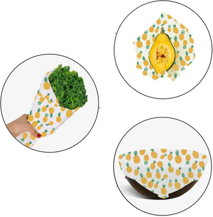 Emballage alimentaire en cire dabeille réutilisable lot