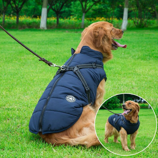Manteau Chien Douillet avec Harnais de Sécurité - Foivo