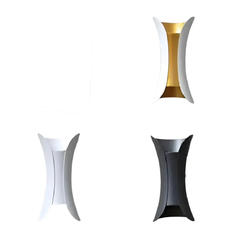 Lampe LED Extérieure en Bois Rustique