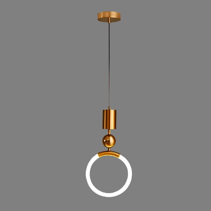Lampe LED Élégante en Métal - Suspension Moderne pour Intérieur