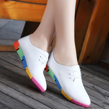 Chaussures Cuir Souple Respirant