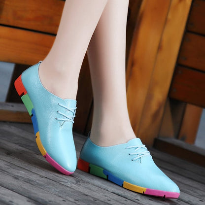 Chaussures Cuir Souple Respirant