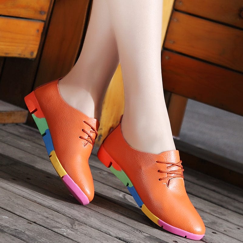 Chaussures Cuir Souple Respirant