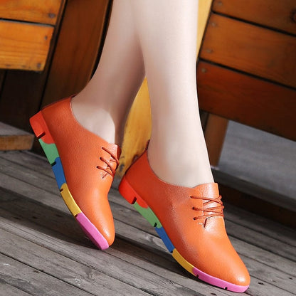 Chaussures Cuir Souple Respirant