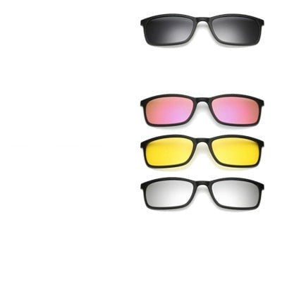 Lunettes Unisexe à Clip Polarisées Magnétiques