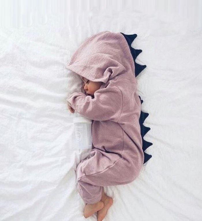 Combinaison Dino Douce pour Bébé